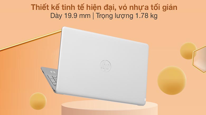 Thiết kế đơn giản - Laptop HP 15s-du1105TU 2Z6L3PA