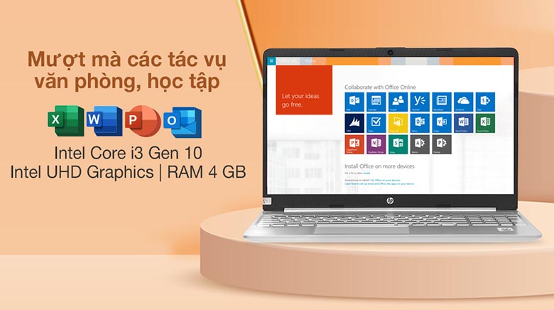 Hiệu năng mượt mà - Laptop HP 15s-du1105TU 2Z6L3PA