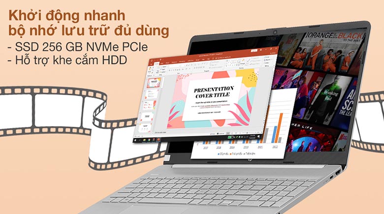 Ổ cứng 256GB - Laptop HP 15s-du1105TU 2Z6L3PA