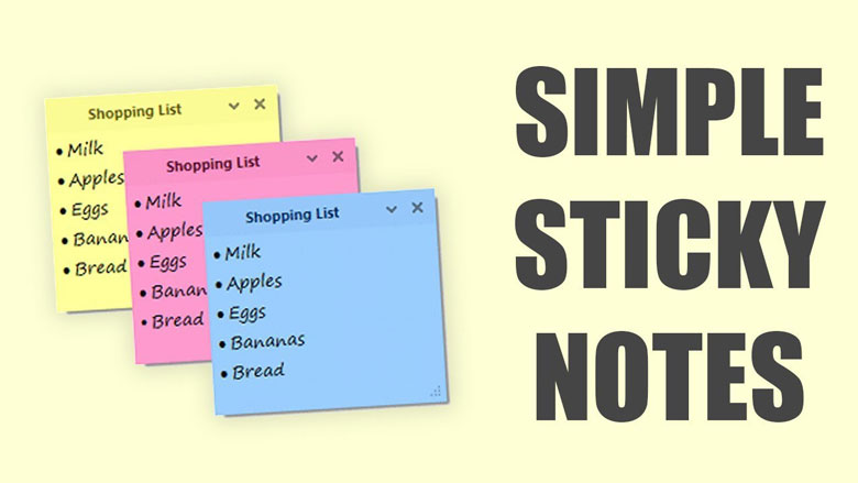 Ứng dụng nên cài cho MacBook - Simple Sticky Note