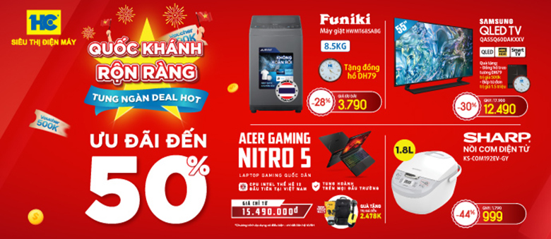 Quốc Khánh Rộn Ràng - Tung Ngàn Deal Hot