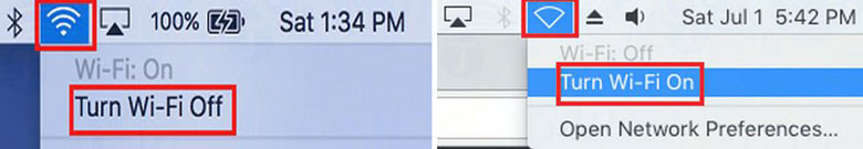 Cách khắc phục MacBook không kết nối được wifi kiểm tra trên MacBook