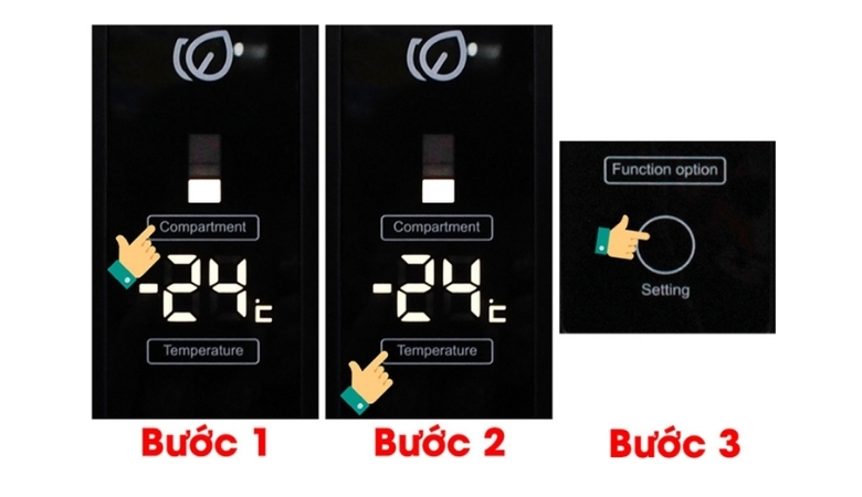 Cách chỉnh nhiệt độ tủ lạnh Aqua 2 cánh ngăn đông