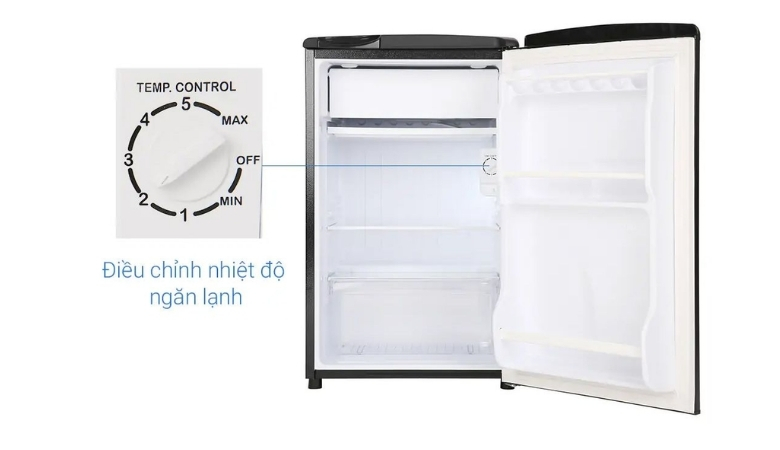 Cách chỉnh nhiệt độ tủ lạnh Aqua mini 1 cánh