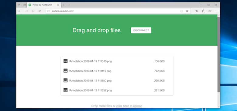 Cách chuyển ảnh từ máy tính sang điện thoại bằng wifi: Bước 3