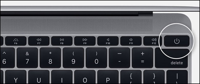 Cách khắc phục MacBook bị đen màn hình do hỏng nút nguồn