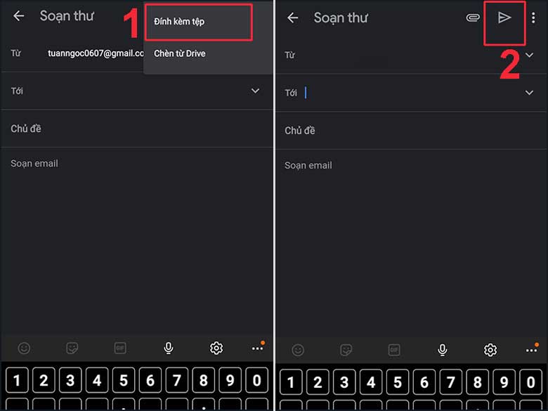 Cách chuyển ảnh từ điện thoại sang máy tính bằng ứng dụng tin nhắn: Bước 3