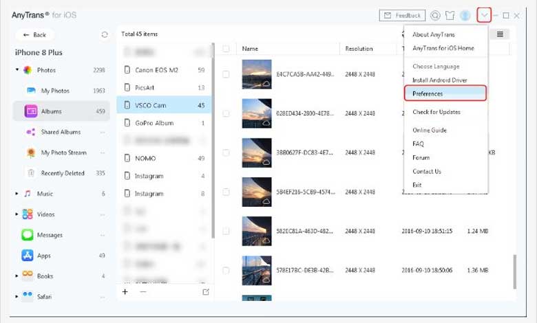Cách chuyển hình ảnh từ điện thoại sang thẻ nhớ trên điện thoại iPhone: Bước 3