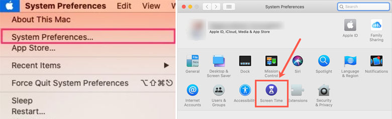 Cách dùng Screen Time ở MAC
