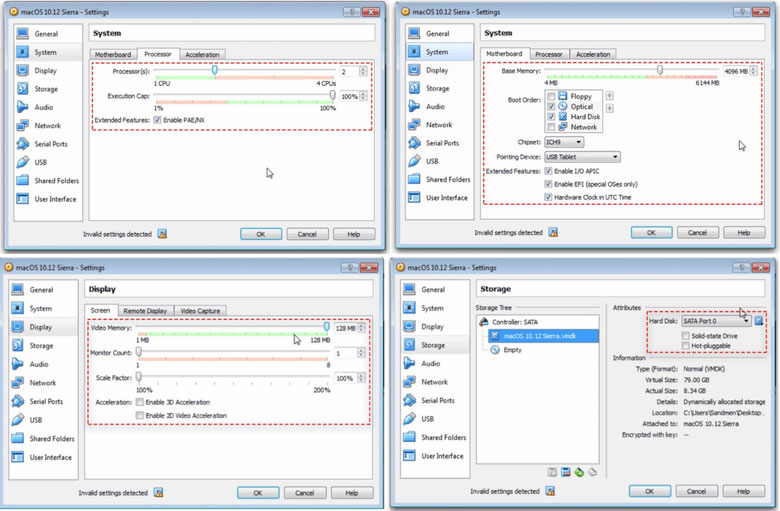 Cài máy ảo MacOS trên Win 10 VirtualBox thực hiện những bước tiếp