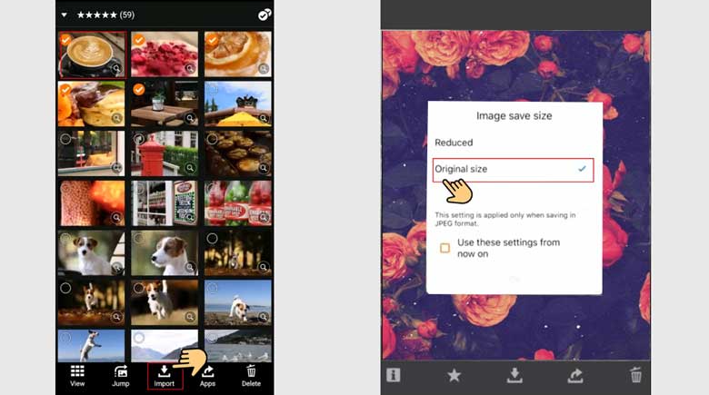 Cách chuyển ảnh từ máy ảnh Canon sang điện thoại: Bước 2
