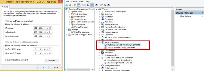 Các lỗi thường gặp của máy tính để bàn máy do mạng