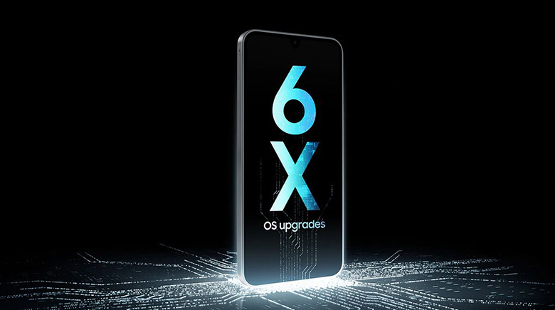 Điện thoại Samsung Galaxy A07 6 năm cập nhật phần mềm