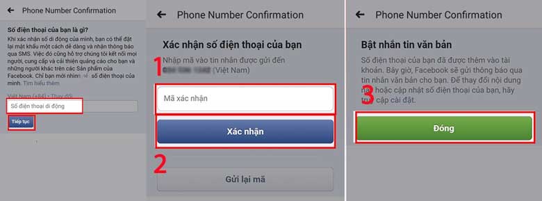 Cách thêm số điện thoại trên Facebook: Bước 3