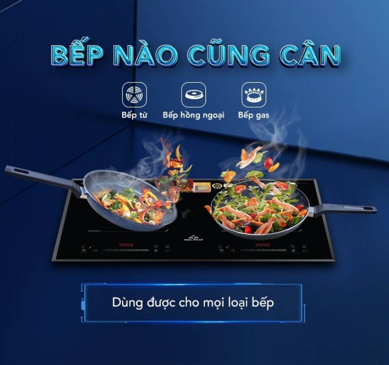  Chảo nhôm chống dính đáy từ Funiki 20cm