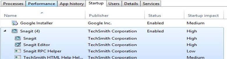 Cách tăng tốc máy tính Win 8 chọn hiệu chỉnh mục khởi động