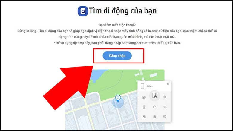 Cách xóa mật khẩu điện thoại Samsung khi quên mật khẩu: Bước 1