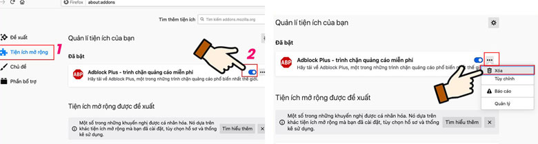 Cách gỡ hoặc xoá Firefox