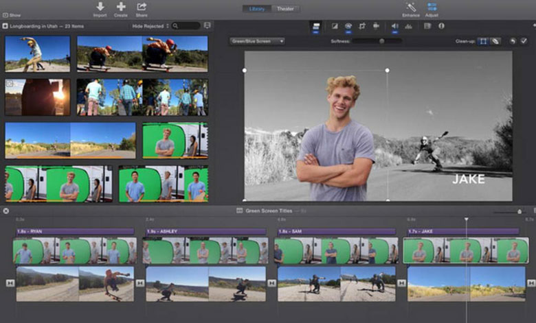 iMovie phần mềm làm video trên MacBook