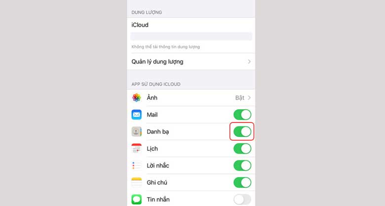 Cách lấy lại số điện thoại đã xóa trên iPhone bằng iCloud: Đồng bộ bước 2