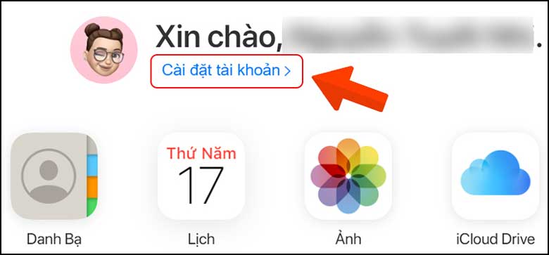 Cách lấy lại số điện thoại đã xóa trên iPhone bằng iCloud: Bước 2