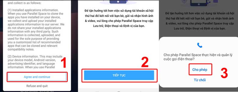 Cách đăng nhập 2 zalo trên 1 điện thoại bằng ứng dụng: Bước 2