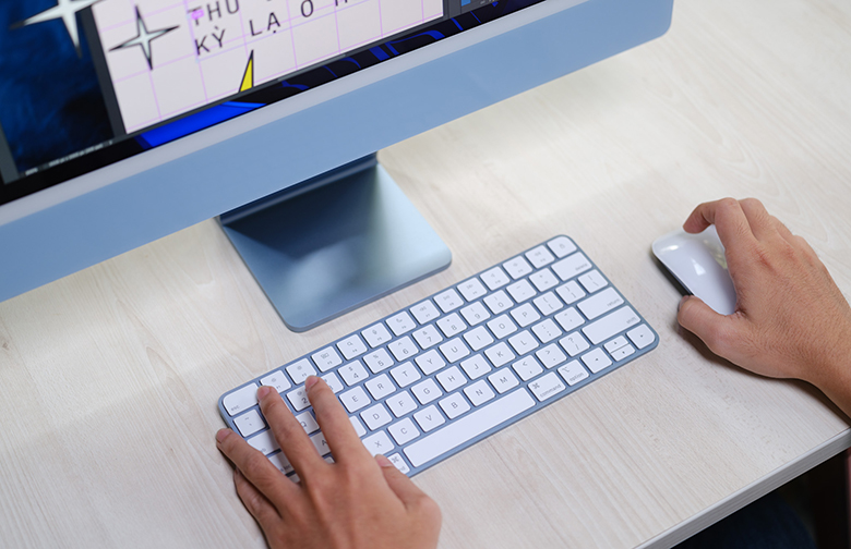 Máy tính để bàn Apple iMac M1 2021 7GPU 256GB Z14M0005P âm thanh sống động