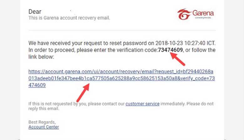 Cách đổi mật khẩu Garena không cần số điện thoại: Bước 6