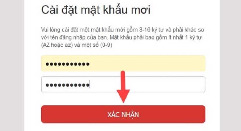 Cách đổi mật khẩu Garena không cần số điện thoại: Bước 8