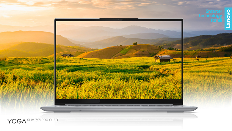 Laptop Lenovo Yoga Slim 7i Pro 14IHU5O 82NH0011VN màn hình oled