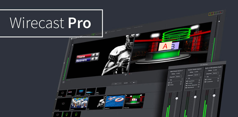 Live Stream trên laptop phần mềm Wirecast Studio