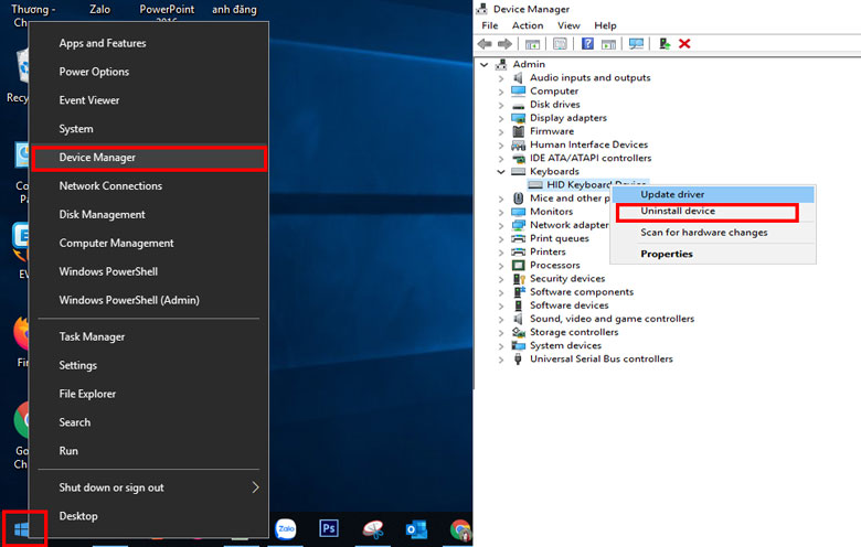 Bàn phím laptop không gõ được một số phím hãy cài đặt bàn phím