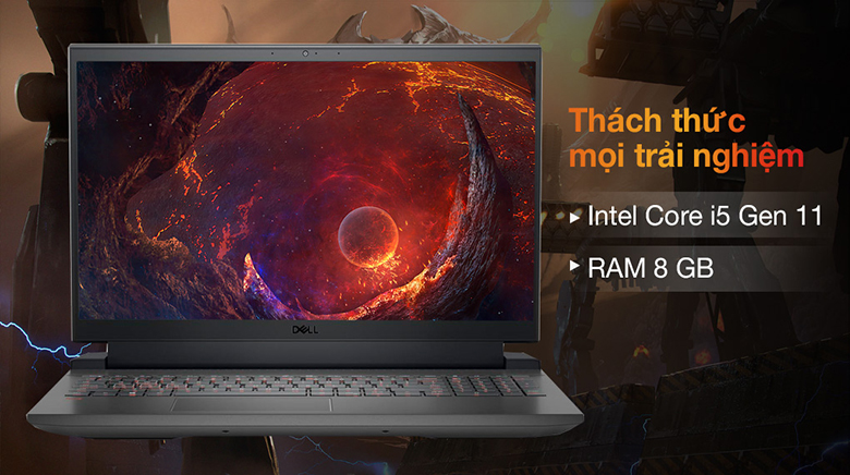 Bộ vi xử lý Intel Core i5 - Laptop Dell Gaming G15 5511 70266676