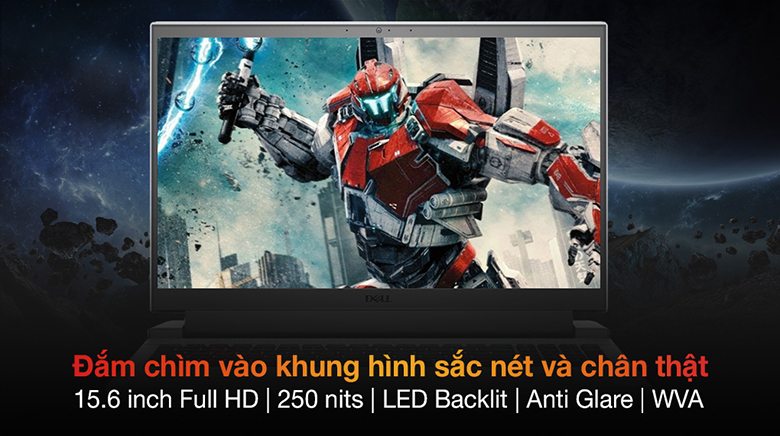 Độ phân giải Full HD - Laptop Dell Gaming G15 5511 70266676