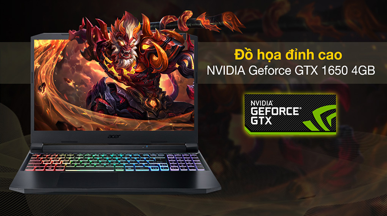 Laptop Acer Gaming Nitro 5 AN515-45-R6EV  card đồ họa rời
