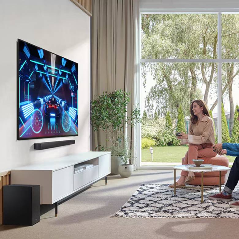 Bộ loa thanh Samsung HW-B450F/XV 300W chế độ Game Mode