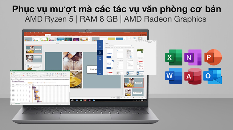 Hiệu năng mượt mà - Laptop Dell Inspiron 5415 70262929