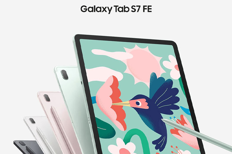 S Pen thế hệ mới - Máy tính bảng Samsung Galaxy Tab S7 FE 4GB/64GB Light Green
