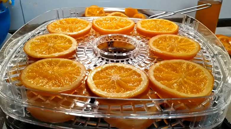 Cách làm mứt cam dẻo: Sây bằng lò nướng