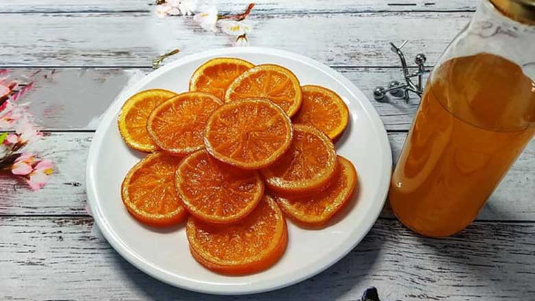 Cách làm mứt cam dẻo: Thành phẩm