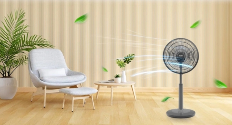 Tiện ích linh hoạt - Quạt lửng Mitsubishi R16A-GC CY-GY màu xám đậm