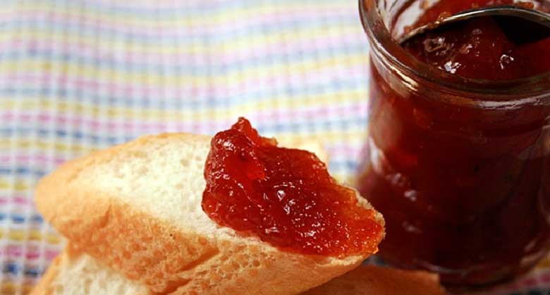 Cách làm mứt cà chua ăn bánh mì: Thành phẩm