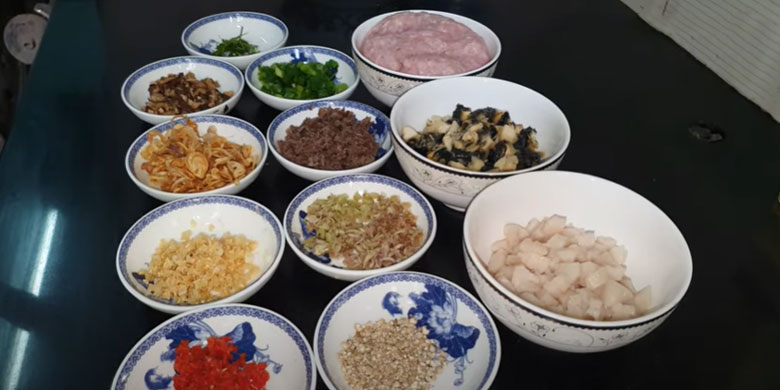 Cách làm chả ốc nướng giấy bạc gồm nguyên liệu cần có