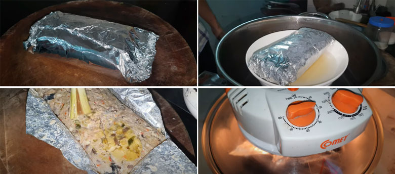 Cách làm chả ốc nướng giấy bạc đem đi nướng