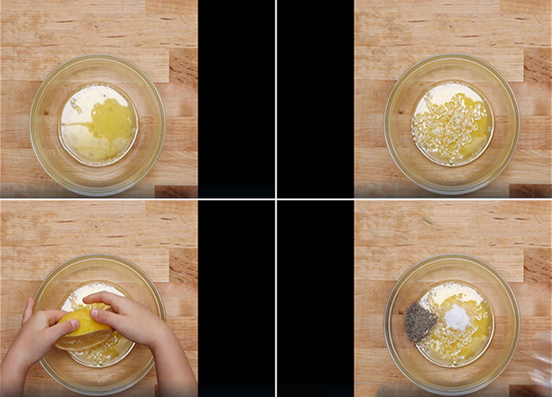 Cách làm cá hồi nướng bơ tỏi cần làm sốt