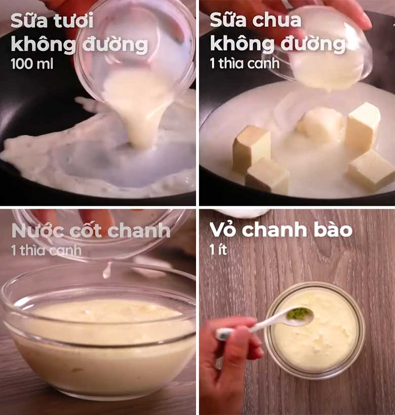 Cách làm cá hồi nướng phomai sốt kem thực hiện làm sốt kem