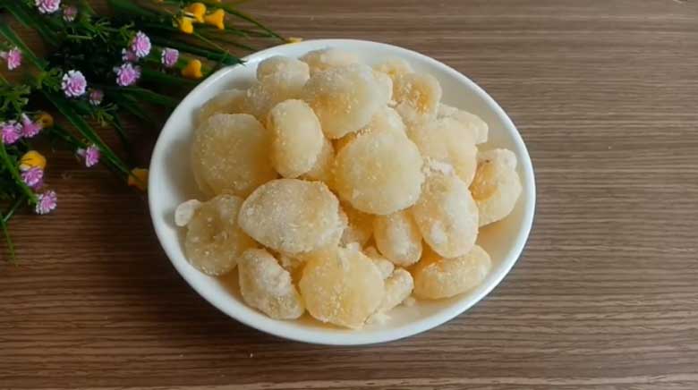 Cách làm mứt củ năng: Thành phẩm