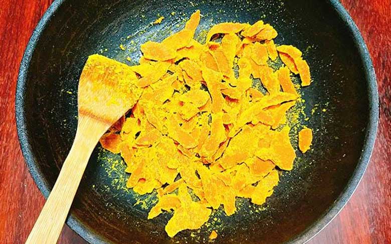 Cách làm mứt nghệ mật ong: Bước 5