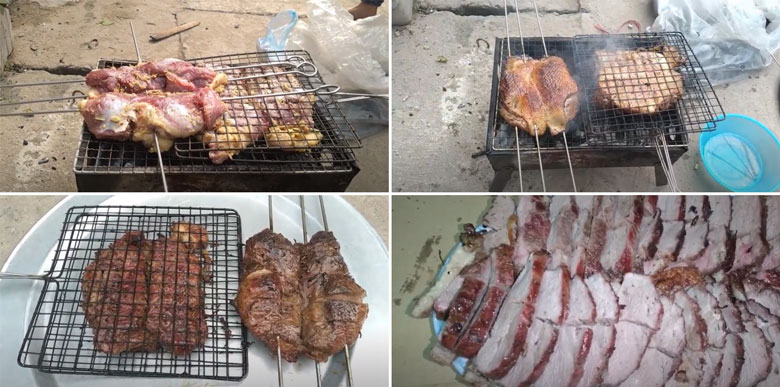 Cách làm ngan nướng riềng mẻ nướng và thưởng thức