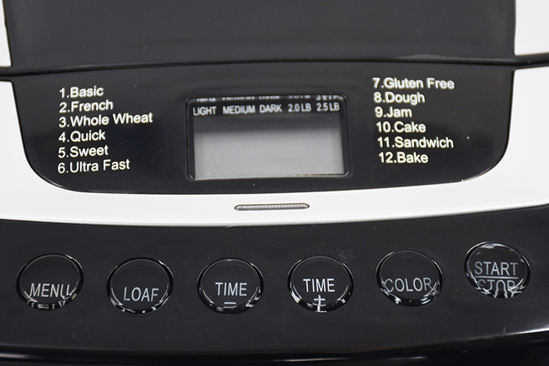 Bảng điều khiển-Máy làm bánh mỳ Tiross TS8230